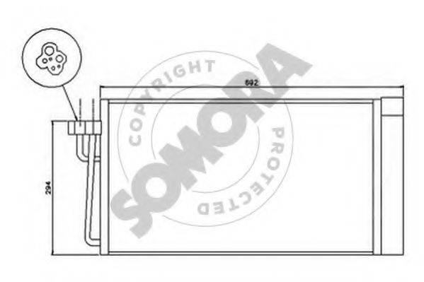 SOMORA 041360A Конденсатор, кондиціонер