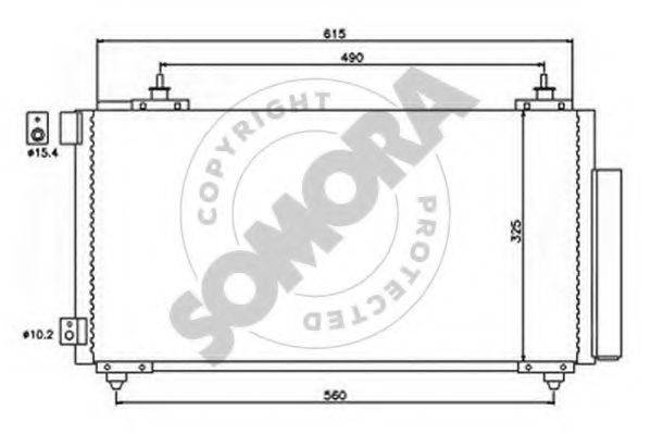 SOMORA 317660 Конденсатор, кондиціонер