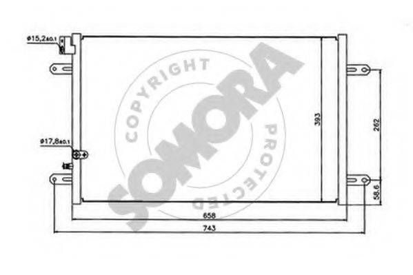 SOMORA 021060A Конденсатор, кондиціонер