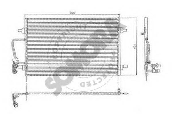 SOMORA 024060 Конденсатор, кондиціонер
