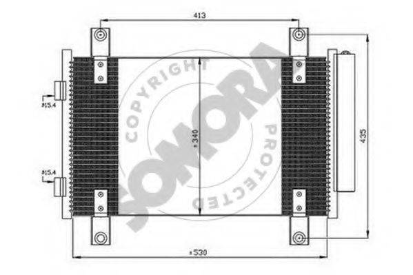 SOMORA 084160B Конденсатор, кондиціонер