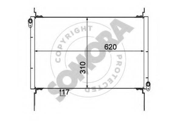SOMORA 087060D Конденсатор, кондиціонер