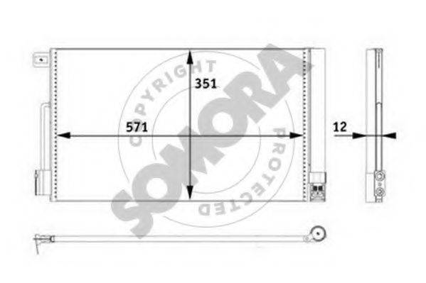 SOMORA 089060 Конденсатор, кондиціонер