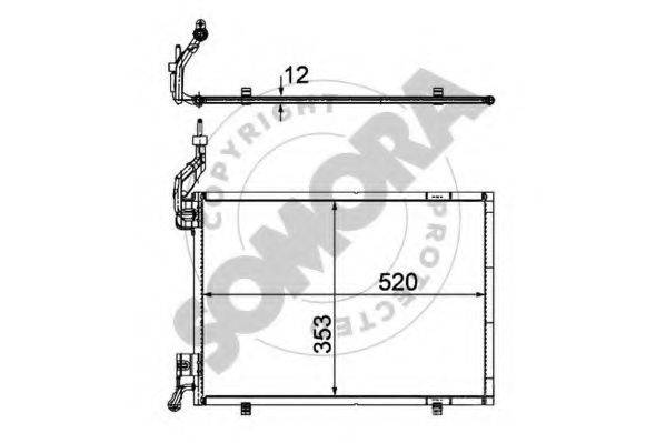 SOMORA 092760A Конденсатор, кондиціонер