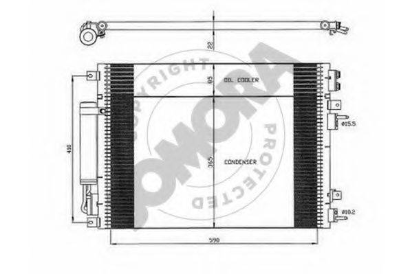 SOMORA 171060 Конденсатор, кондиціонер