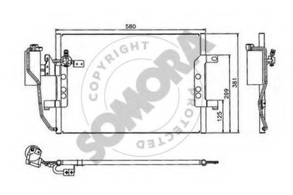 SOMORA 175060A Конденсатор, кондиціонер