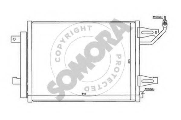 SOMORA 181260 Конденсатор, кондиціонер