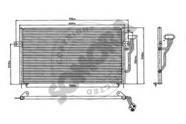 SOMORA 186060 Конденсатор, кондиціонер