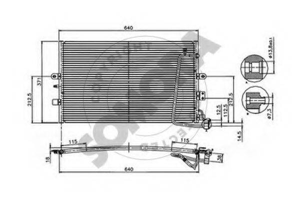SOMORA 272160A Конденсатор, кондиціонер