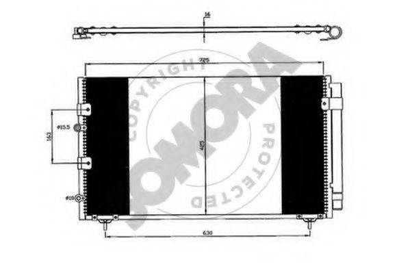 SOMORA 312160 Конденсатор, кондиціонер