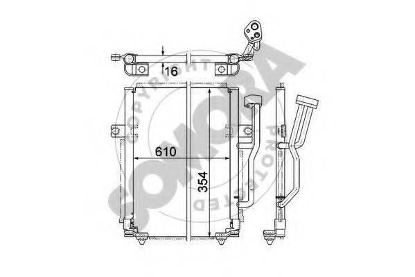 SOMORA 361260A Конденсатор, кондиціонер
