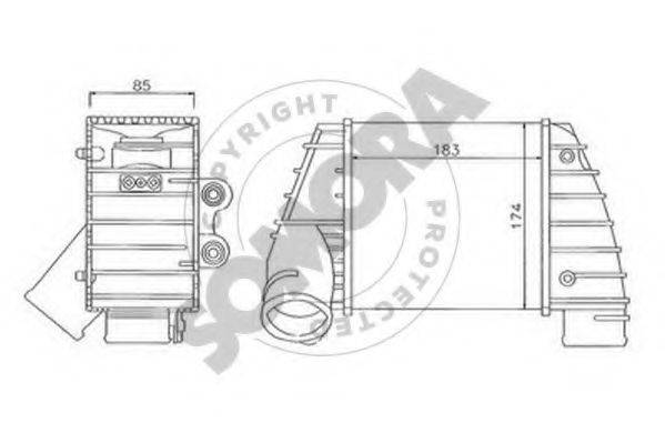 SOMORA 025045R Інтеркулер