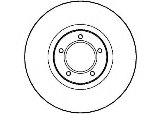 NATIONAL NBD045 гальмівний диск
