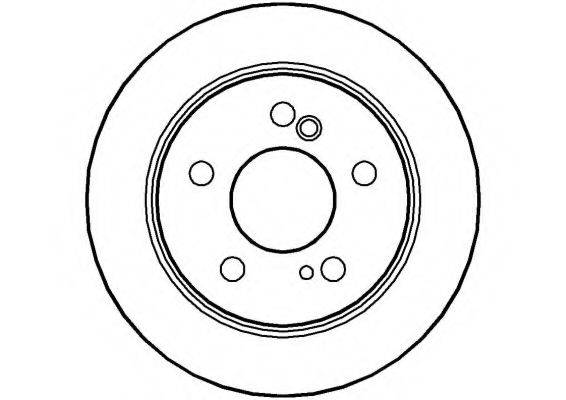 NATIONAL NBD079 гальмівний диск