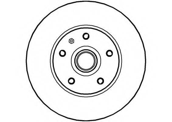 NATIONAL NBD086 гальмівний диск