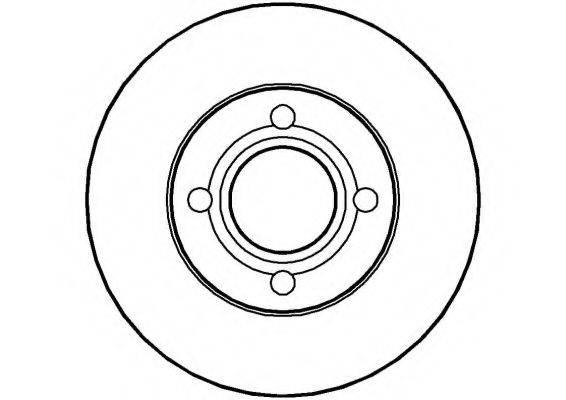 NATIONAL NBD094 гальмівний диск