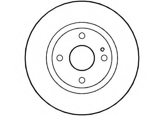 NATIONAL NBD1005 гальмівний диск