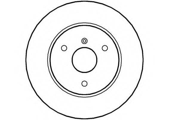 NATIONAL NBD1053 гальмівний диск