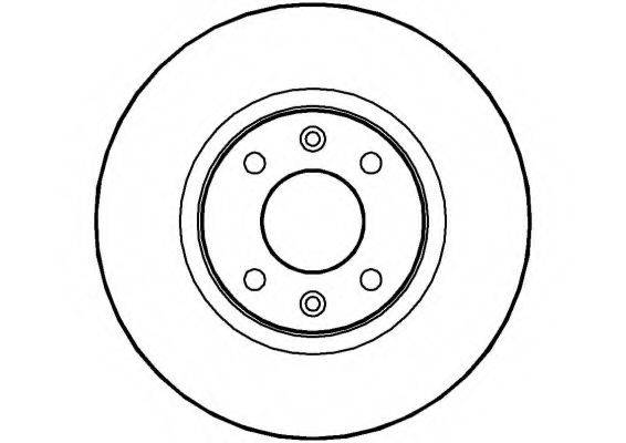 NATIONAL NBD116 гальмівний диск