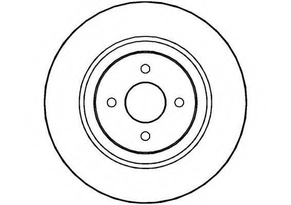 NATIONAL NBD1183 гальмівний диск