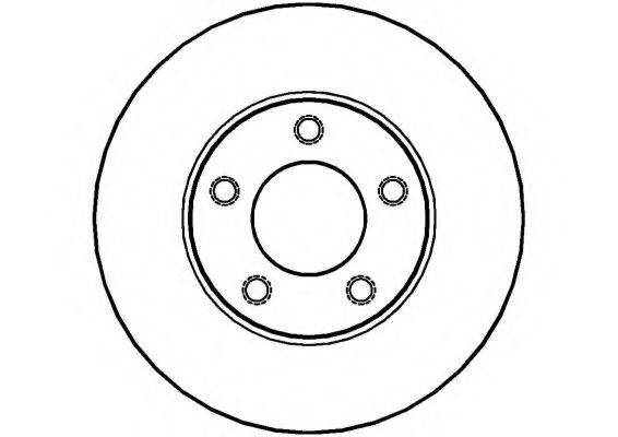 NATIONAL NBD1188 гальмівний диск