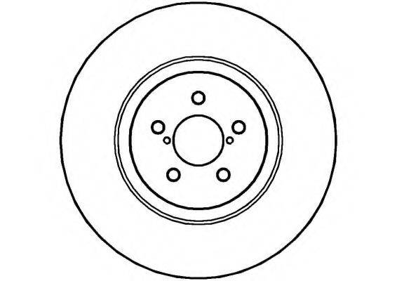NATIONAL NBD1202 гальмівний диск