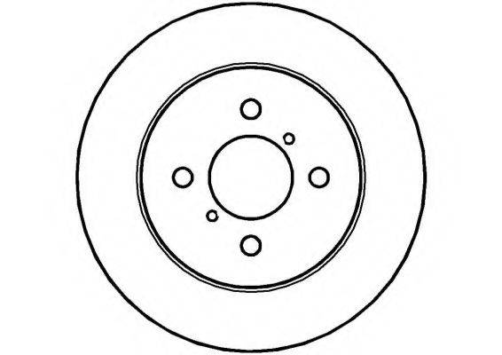 NATIONAL NBD1348 гальмівний диск