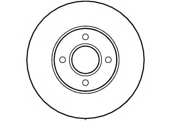 NATIONAL NBD1384 гальмівний диск
