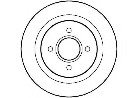 NATIONAL NBD1385 гальмівний диск