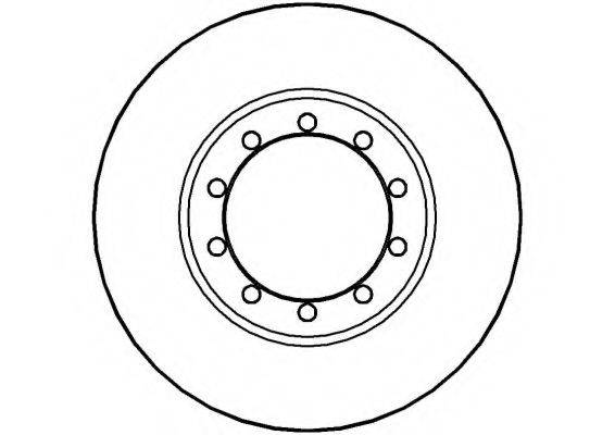 NATIONAL NBD1420 гальмівний диск