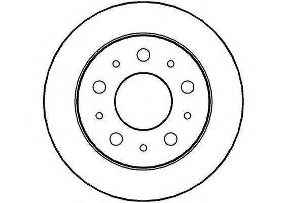 NATIONAL NBD1443 гальмівний диск