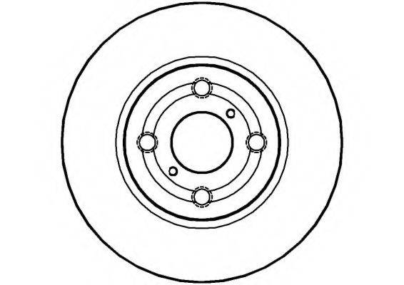 NATIONAL NBD1452 гальмівний диск