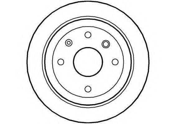 NATIONAL NBD1462 гальмівний диск