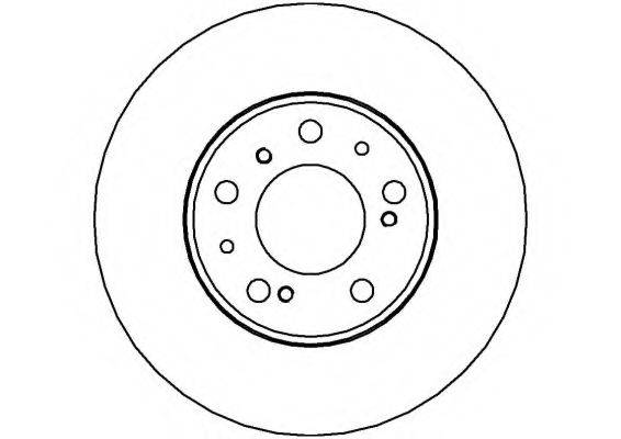 NATIONAL NBD182 гальмівний диск