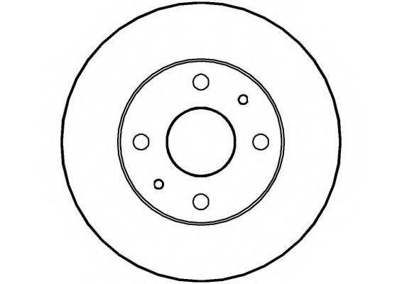NATIONAL NBD213 гальмівний диск