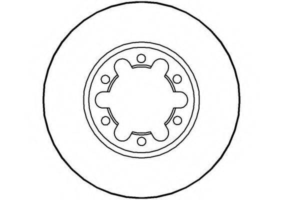NATIONAL NBD231 гальмівний диск