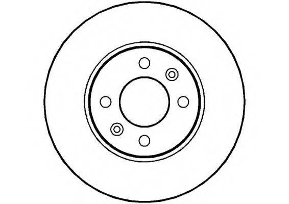 NATIONAL NBD250 гальмівний диск