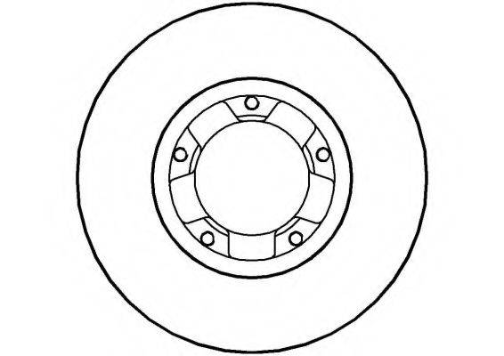 NATIONAL NBD276 гальмівний диск