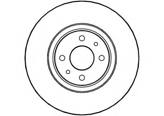 NATIONAL NBD348 гальмівний диск