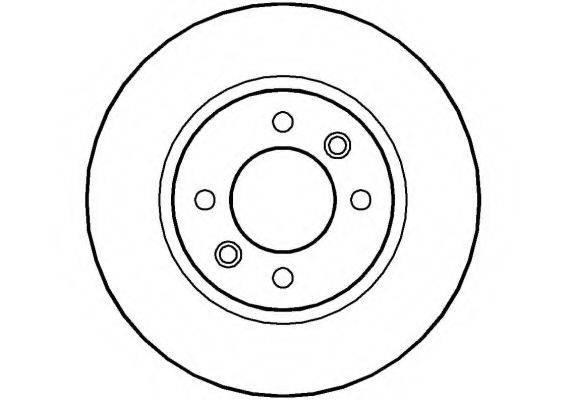 NATIONAL NBD424 гальмівний диск