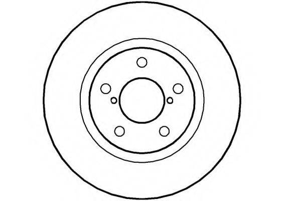 NATIONAL NBD472 гальмівний диск