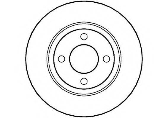 NATIONAL NBD505 гальмівний диск