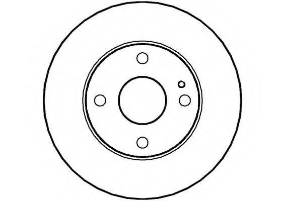 NATIONAL NBD522 гальмівний диск