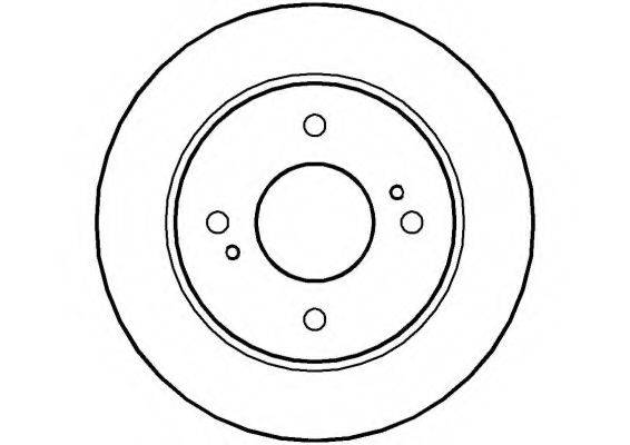 NATIONAL NBD532 гальмівний диск