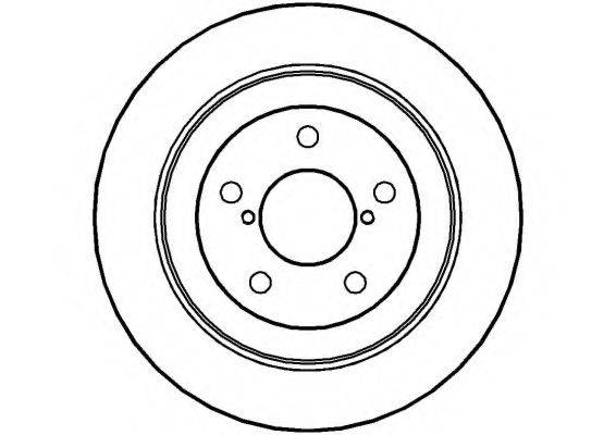 NATIONAL NBD542 гальмівний диск