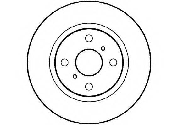 NATIONAL NBD555 гальмівний диск
