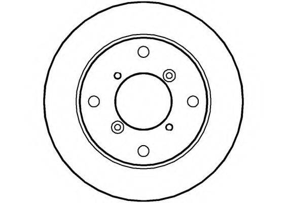NATIONAL NBD692 гальмівний диск