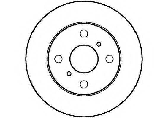NATIONAL NBD697 гальмівний диск