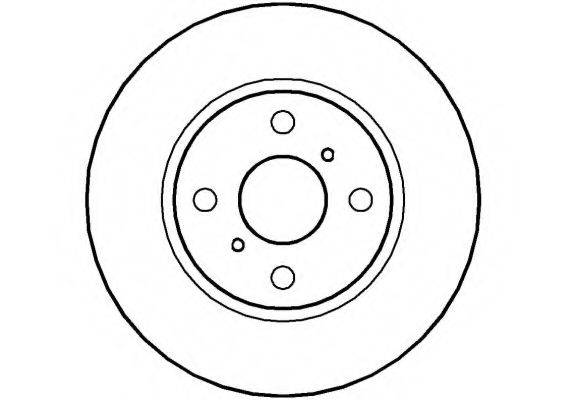 NATIONAL NBD806 гальмівний диск