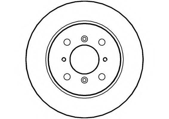 NATIONAL NBD825 гальмівний диск